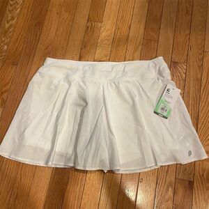 Prince Women's XL White Flounce Skort Quick-Dry Tennis Activewear